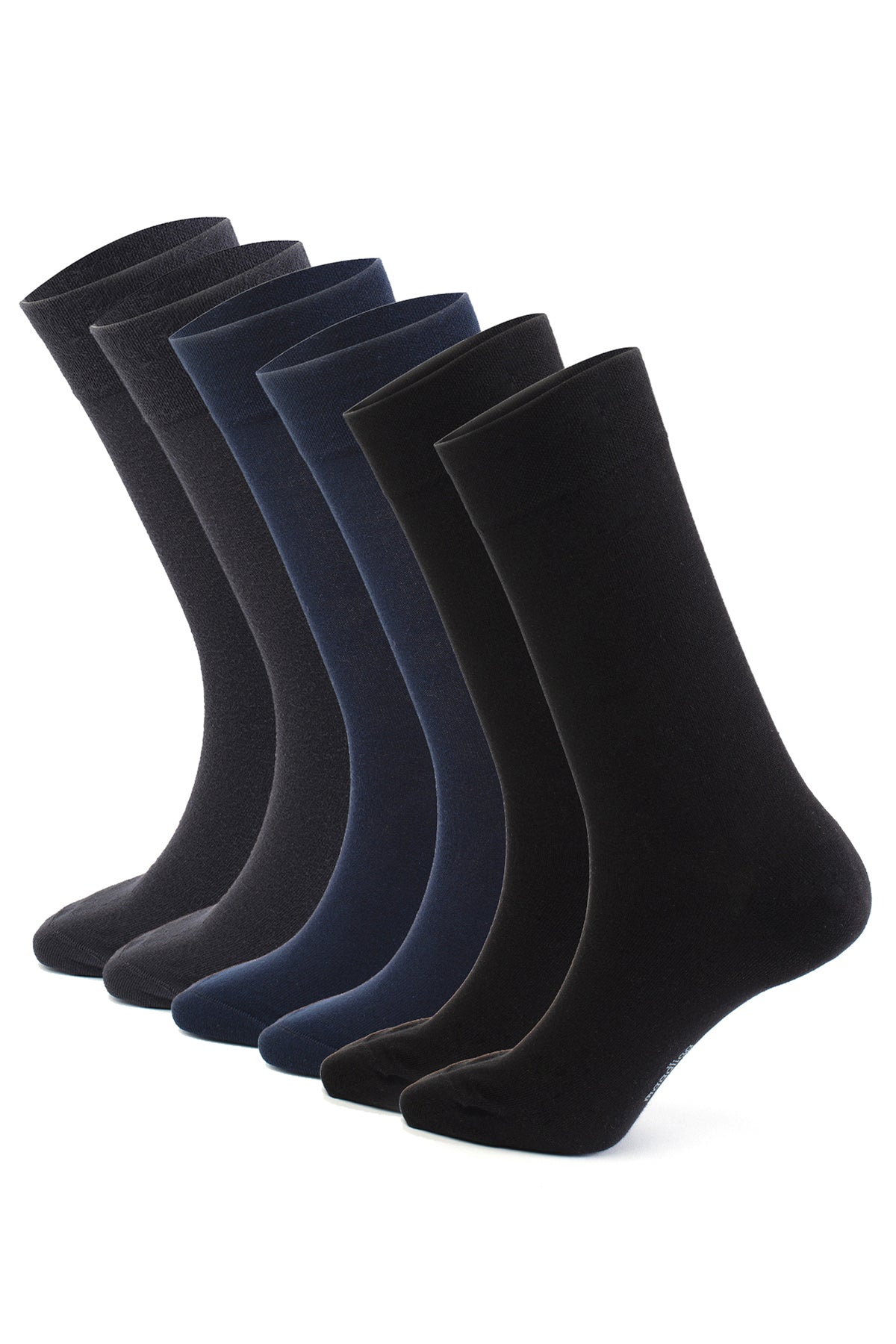 Erkek 6'lı Premium Bambu Soket Çorap - Kutulu